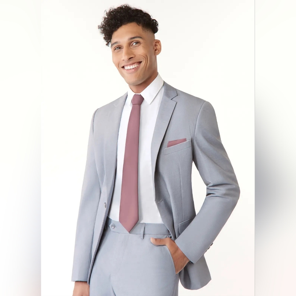 Vintage Muave Matte Satin Wide Tie